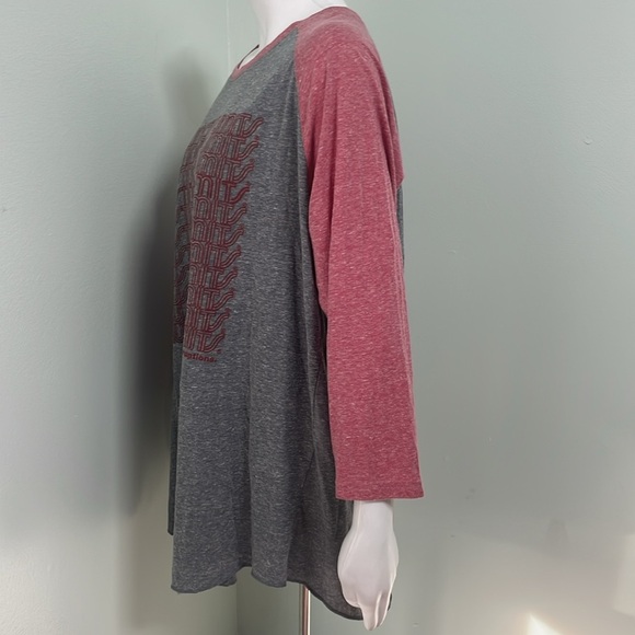 Austin City Limits Raglan Gray and Red Shirt size XL - Picture 5 of 6